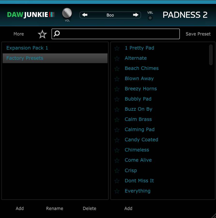 Presets