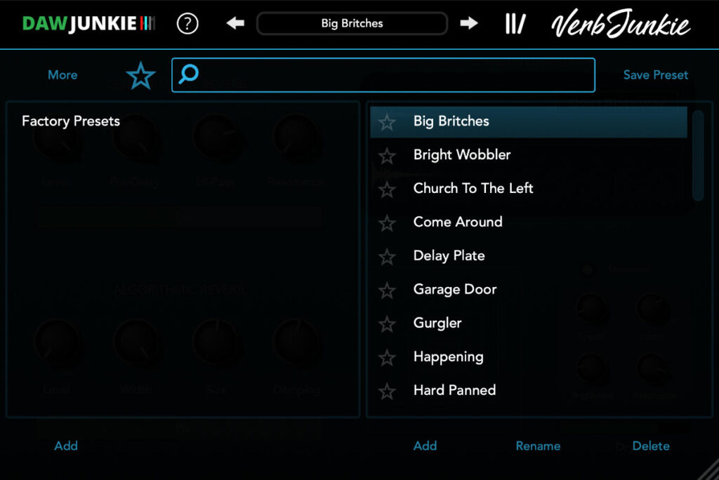 VerbJunkiePresets